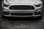 Ford Mustang GT Silver on Vossen Wheels (CV3R) 2017 года